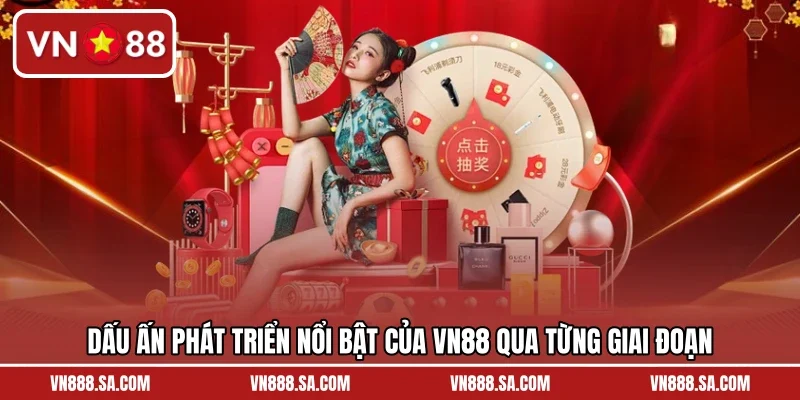 Dấu ấn phát triển nổi bật của VN88 qua từng giai đoạn